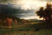 Albert Bierstadt Autumn Landscape: The Catskills oil painting reproduction